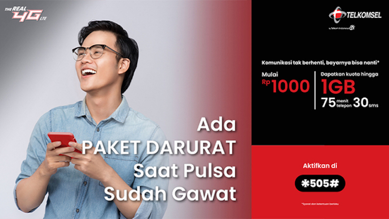 Paket Internet Darurat Telkomsel