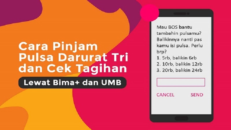 Inilah Cara Mudah Hutang Pulsa TRI Saat Sedang Darurat